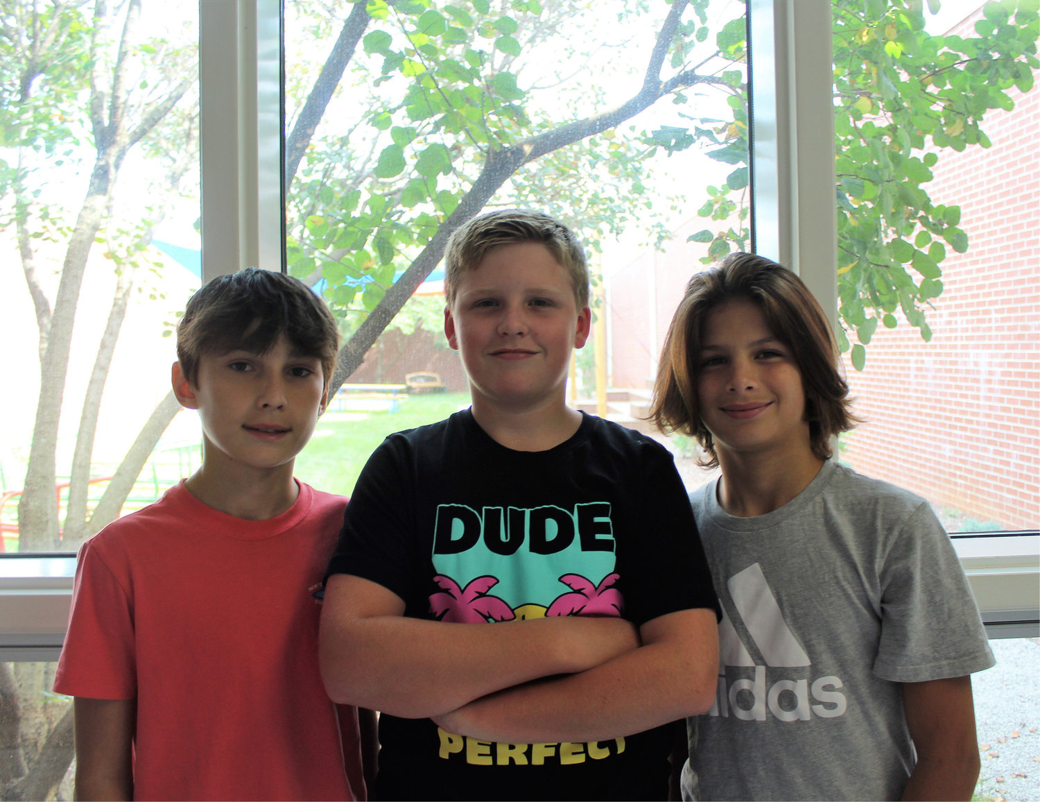 7th Grade Students of the Week. Courtlyn Pope, Tripp Tollison, Lucas Phillips
